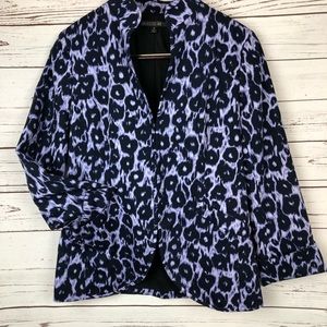 Lafayette 148 Animal Print Blazer